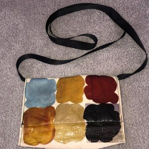 Blue Q crossbody mini bag multicolored